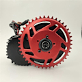 Miniatyrbillede 3 af 5: Kædekrans 42T til Mid Drive Motor Elcykel Udskiftning Kædehjul Beskytter, Rød