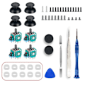 Miniatyrbillede 1 af 5: 4 stk. analogt joystick med joystick-hætter til 3D analogt joystick-potentiometer med 10 joystick-gummiringe