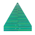 Miniatyrbillede 3 af 5: UWB Log Periodisk Antenne 600MHz til 6000MHz 50W Høj Forstærkning Wifi Ultra Bredbånds Log Periodisk Antenne