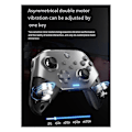 Miniatyrbillede 4 af 5: X10 Hall Effect Controller Trådløs Bluetooth Controller med Bevægelseskontrol til PC/IOS/Android/Switch/Steam Sort