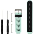 Miniatyrbilde 1 av 2: Erstatningsarmbånd for smartklokke til Garmin Forerunner 220/230/235/620/630/735XT/235 Lite Aqua-Black