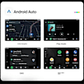 Pikkukuva 1 / 5: 2-in-1 langaton Carplay-sovitin RGB-valaistuksella, muuntaa saumattomasti langallisen Android Auton langattomaksi
