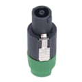 Miniatyrbillede 1 af 5: 4 stk. 4-polet højttalerstik Twist Lock Audio Power Amplifier kabelstik CNL4FC (Grøn)