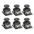 Miniatyrbild 4 av 5: 6 Set Joystick Sensor Spelkontroll Modul X Y Dubbla Axlar Ersättningsset Kit KY?023