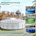 Miniatyrbild 3 av 5: Poolskydd, vindtätt runt uppblåsbart poolskydd, dammtätt vattentätt poolskydd för familjepooler, badtunnor, spa, uppblåsbara pooler 6FT