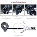 Miniatyrbilde 2 av 5: Sykkel Pedalassistent Sensor, Elektrisk Sykkel Pedal Sykkel Pedal Sensor Pedal AssistP2021122485 A