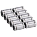 Miniatyrbillede 4 af 5: 10 stk. lineær bevægelsesleje cylinder optiske akser skyder testramme reservedel ID 6 mm OD 12 mm LM6UU