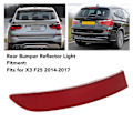 Miniatyrbilde 3 av 5: Bakre Støtfangerreflektorlys Forbedret Sikkerhet Stilig Utseende Bakre Støtfangermarkør Reflektorlampe for X3 F25 2014 til 2017 Venstre (63257352209)