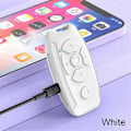 Miniatyrbillede 3 af 5: Genopladelig Bluetooth Fjernbetjening Trådløs Controller Kamerastick Udløser til Telefoner E-bog Sidevend A
