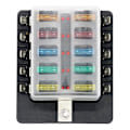 Miniatyrbillede 4 af 5: til Bil Båd RV 32V 10 Vejs Bladtype Stiktype Holder LED Advarselslys