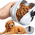 Miniatyrbillede 4 af 5: 650 ml hundegodbidpose med magnetisk lukning, taljeklips, stor kapacitet, bærbar træningstaske til kæledyrshunde Red