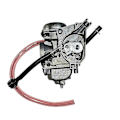 Miniatyrbillede 4 af 5: Cvk Karburator Passer Kompatibel Linhai 400cc Bighorn Atv Quad Utv 400 Irs Vergaser Lh180mq.13.2a