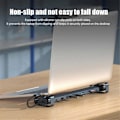 Pikkukuva 5 / 5: 10-in-1 USB C Hub Multiporttisovitin Kannettava Dongle 4K PD 100W USB 3.0 Gigabit Ethernet RJ45 Telakka-asema Kannettava Tietokoneteline