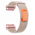 Miniatyrbillede 1 af 5: Til Coros Vertix 2 / Garmin Fenix 7X / 6X / 5X 26mm Trail Loop Nylonbånd Blød Urrem - R Sand Pink Pink