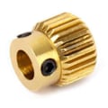Miniatyrbild 2 av 5: 12 st Mk7 MK8 Extruderingsväxel 26 Tänder Mässingsdrivväxel Matningsväxel Hjul för Anet A8 3D-skrivare Extruder