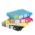 Miniatyrbillede 3 af 5: 4 stk. blækpatroner Sort Cyan Magenta Gul Glat Nøjagtig Klar Anti Fade Printer Blækpatron til Stylus T1381 T1332 T1333 T1334