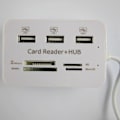 Miniatyrbillede 5 af 5: USB 2.0 Hub 3 Porte med USB Kortlæser Hub 2.0 480Mbps Combo til MS/M2/SD/MMC/TF til PC Laptop