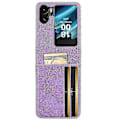 Miniatyrbillede 2 af 5: Læder Telefon Cover Til Oppo Find N2 Flip Purple