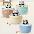 Miniatyrbilde 4 av 5: 60 Min. Mekanisk Kjøkkentimer Panda Baderom Manuell Timer Matlaging Baking Timer Barn Brun