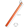 Miniatyrbild 2 av 5: Förvaringsrör för ätpinnar Aluminiumlegering Box Fodral för Titan ätpinnar Förvaringsbox Utan ätpinnar Orange