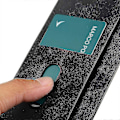 Miniatyrbild 5 av 5: För Nokia C22 Läder Flip Fodral Plånbok Mobilskal Retro Textur Mobiltelefonskal Med Ställ Black