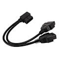 Miniatyrbillede 2 af 5: OBD2 Splitter 1 i 2 Y Splitter Forlængerkabel 16Pin Bil Diagnostic Extender Ledningsadapter Passer Til 12V 24V Obdii Port
