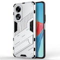 Pikkukuva 1 / 5: Oppo A58 4g Kuori PC+tpu Iskunkestävä Jalustallinen Puhelinkotelo White