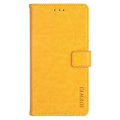 Miniatyrbillede 2 af 5: Passer til Samsung Galaxy A15 5G Etui Crazy Horse Tekstur Læder Wallet Cover-C6 Yellow