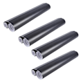 Pikkukuva 1 / 5: 4 kpl 12X60 tuuman mattamusta vinyylikalvo auton tee-se-itse -tarra