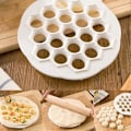 Miniatyrbild 5 av 5: 19 Hål Ravioli Dumpling Maker Form Deg Press Skärare Kök Matlagningsverktyg
