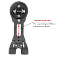 Miniatyrbillede 5 af 5: Cykelstyr Frempind Computer Mount Support til Giant med Lys Kamera Cykelbeslag Holder