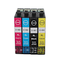 Miniatyrbillede 1 af 5: 4 Farve Printer Blækpatron T0691 T0692 T0693 T0694 Blækpatron BK C M Y til Stylus CX5000 Printer