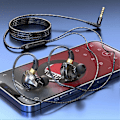 Miniatyrbilde 4 av 5: Kablet In-ear Hodetelefon med Subwoofer Mikrofon Forbedret Lydkvalitet 3.5MM Gaming Musikk Samtaler Hodetelefon
