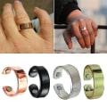 Miniatyrbild 1 av 2: Apollolostory Magnetisk Ring för Lymfdränage Embossing Black
