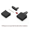 Miniatyrbillede 3 af 5: Bil Foran Bag Ac Luftventil Udgangs Tab Clip Reparationssæt Aircondition Paddle Clip Til Porsche Macan 2018 2019 2020 2021 2022 Right 1PC