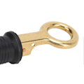 Miniatyrbillede 3 af 5: Snap Håndtag Afløbsprop Gummi Messing Twist Design Langtidsholdbar Marine Afløbsprop til Båd Yacht Livewell 1 tomme
