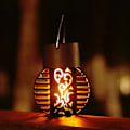 Miniatyrbillede 4 af 5: Havelampe Solcelle Simulation Flamme Hængelampe Intelligent Lysstyring Auto Tænd/Sluk Vandtæt Landskab Dekorativ Lampe