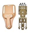 Miniatyrbillede 3 af 5: Taktisk Pistolhylster Tilbehør Qls Hurtigt Låsesystem Kit Universal Jagt Lavprofil Bælte Paddle Drop Leg Elastisk Bånd Rem tan long set