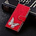 Miniatyrbild 5 av 5: Fodral för Nokia X10/ X20 Fjäril Skydd Premium Läder Magnetisk - Rosa Red