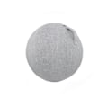 Miniatyrbild 2 av 5: Dammtätt Anti-halk Träningsbollskydd Bomull Lin Praktiskt Finstickat Yogabollskydd För Hemmet Grey with White