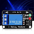 Miniatyrbilde 4 av 5: 1-veis Relédrivermodul med LED-indikator, Microcontroller-kompatibel PLC MCU Kontrollkortmodul 24V