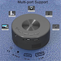 Miniatyrbilde 5 av 5: YT200 Smart Projektor Android LED 1080P HD Projektor, Ideell for Hjemmekino og Utendørs Underholdning, Hvit