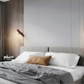 Miniatyrbilde 3 av 5: Nattbordslampe Vegglampe Stue Gang Trapp Lampe Moderne Minimalistisk Nordisk Lys Luksus Bakgrunnsvegglampe, A