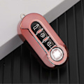 Pikkukuva 1 / 5: Th Button Fiat 500 Avaimen Suojakuori Fiat Avaimen Kuori Silikoni 2kpl vaaleanpunainen