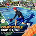 Miniatyrbild 4 av 5: 1 Par Pickleballracketar, Handlim, Svettabsorberande Remmar, Halkskyddsremmar, Greppremmar - Orange