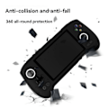 Miniatyrbillede 2 af 5: Silikone Beskyttelsesetui Stødsikker Gaming Boks Silikone Beskyttelse til RG556 Spillekonsol Sort