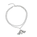 Miniatyrbilde 1 av 5: Trendy Choker Halskjede Kvinner Menn Flaggermus Anheng Unisex