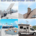 Miniatyrbilde 5 av 5: Antennemontasjesett for parabolantenne V2 Standard Activert Antenne, Antennebasemonteringssett for marine