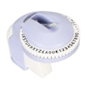 Miniatyrbilde 4 av 5: Pregeetikettmaskin med 2 ruller tape 600dpi DIY 47 tegn Manuell 3D Bærbar Pregeetikettmaskin Skriver Lilla