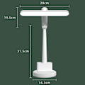 Miniatyrbild 5 av 5: Bordslampa Vikbar Flimmerfri Färgtemperatur Justerbar Dimbar Hög Ljusstyrka Touchkontroll LED Läslampa med Pennhållare Kontorsmaterial